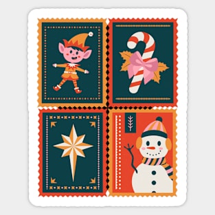 Christmas stamps 1 Sticker